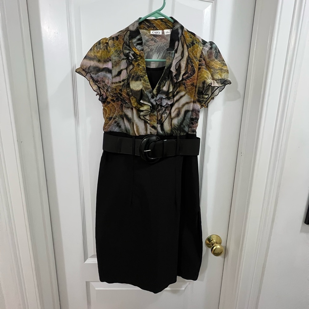 Cato Professional Tiger Print Dress